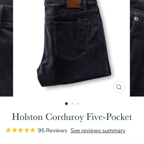 Holston Corduroy Five-Pocket Pants - Picture 1 of 7